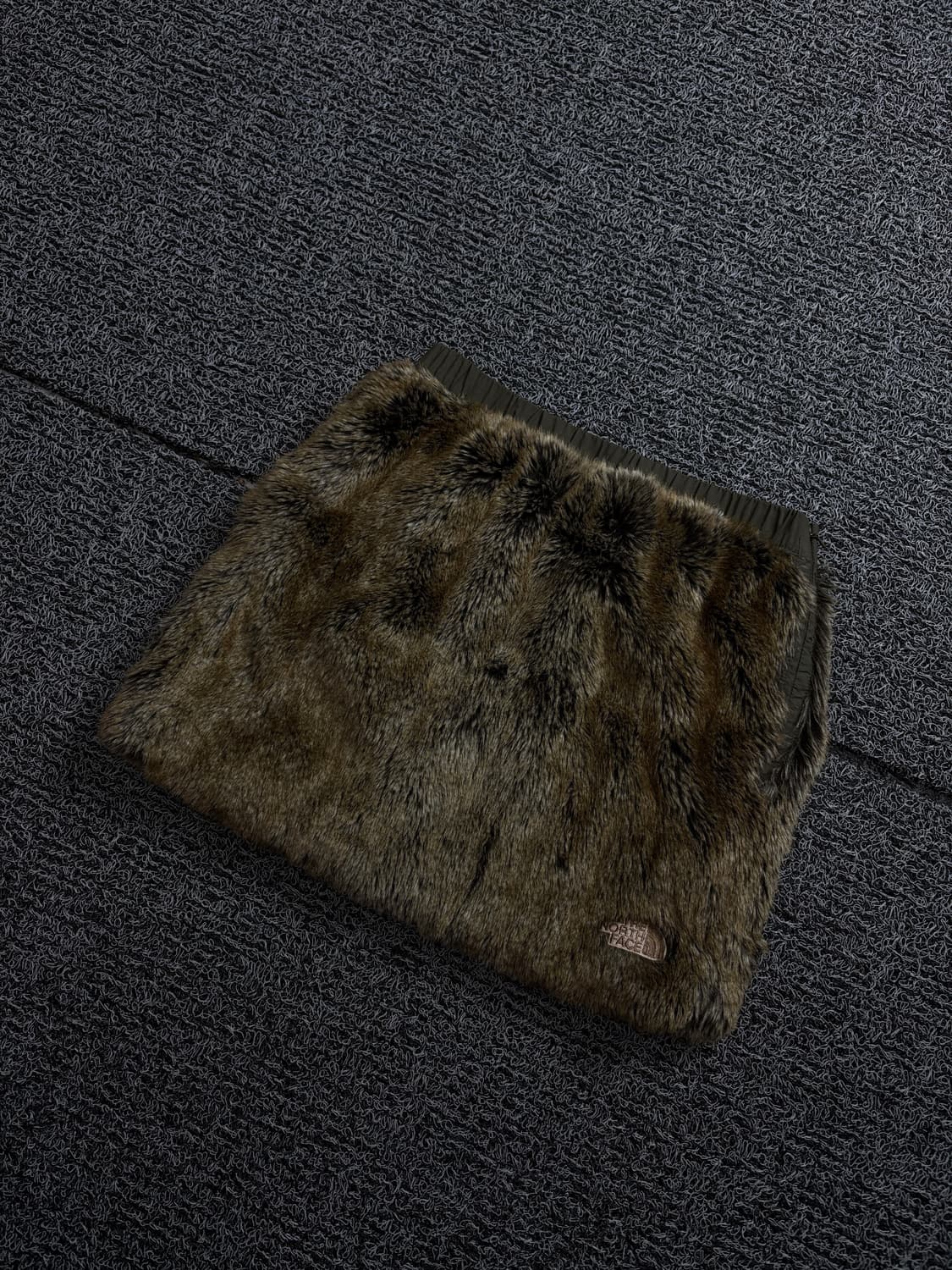 노스페이스 화이트라벨 y2k 퍼 미니 스커트 1851 상품이미지1