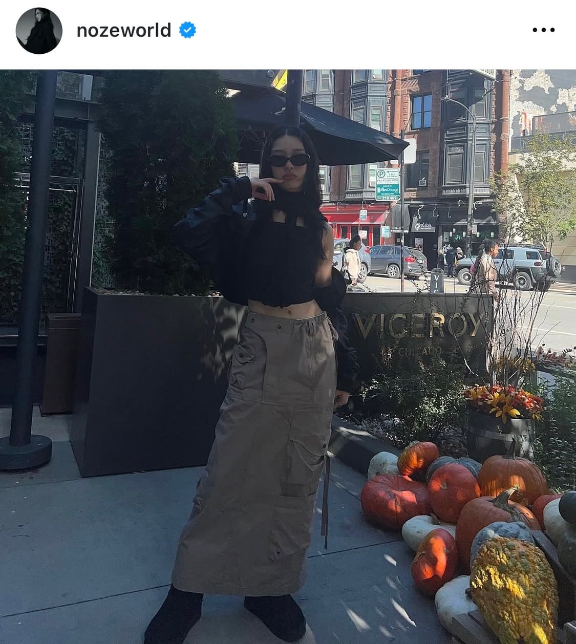 NACHE strap cargo maxi skirt 베이지 팝니다 상품이미지1