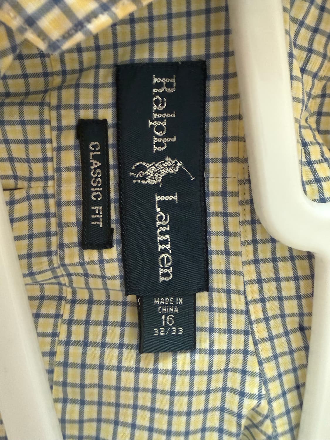 폴로 빈티지 체크셔트 상품이미지1