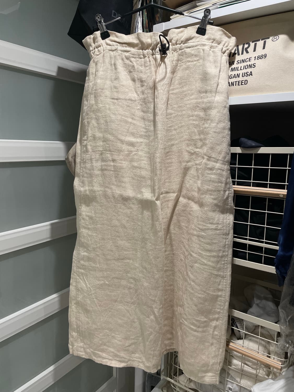 Japanese Vintage 린넨스커트 상품이미지1