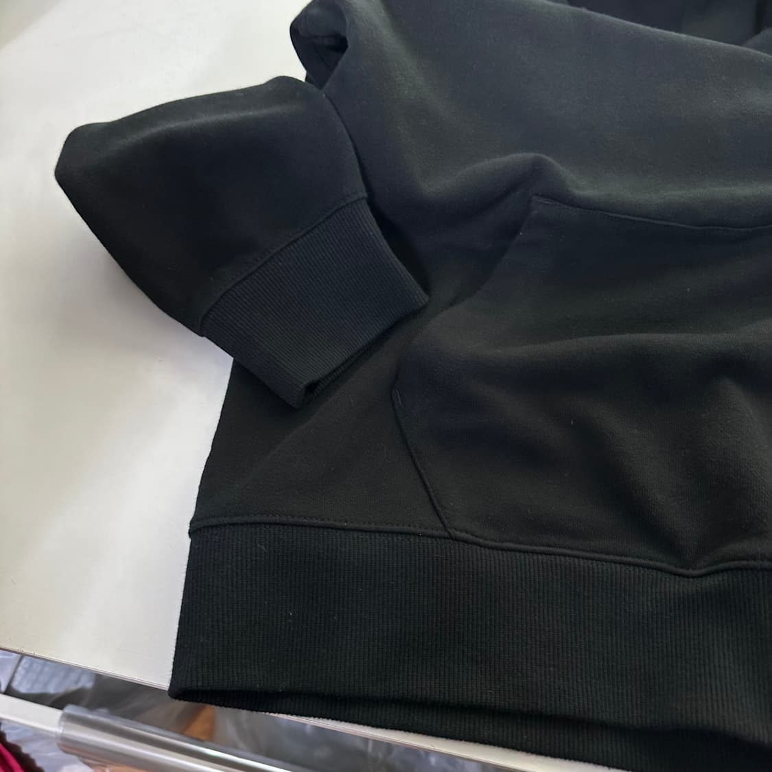 XL 무신사스탠다드 무탠다드 블랙 스웻후드티 상품이미지3