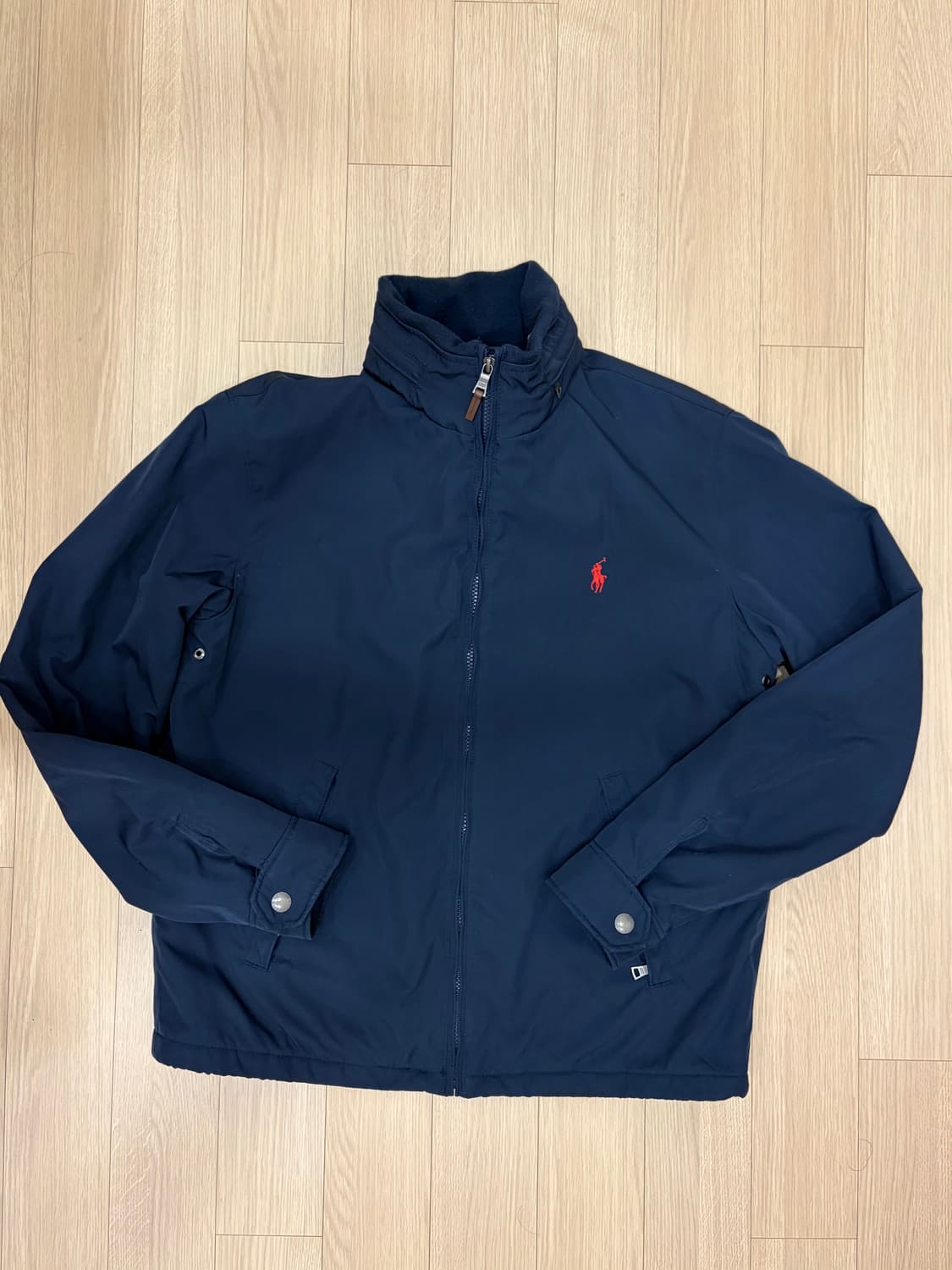 폴로 나일론 자켓 네이비 상품이미지1