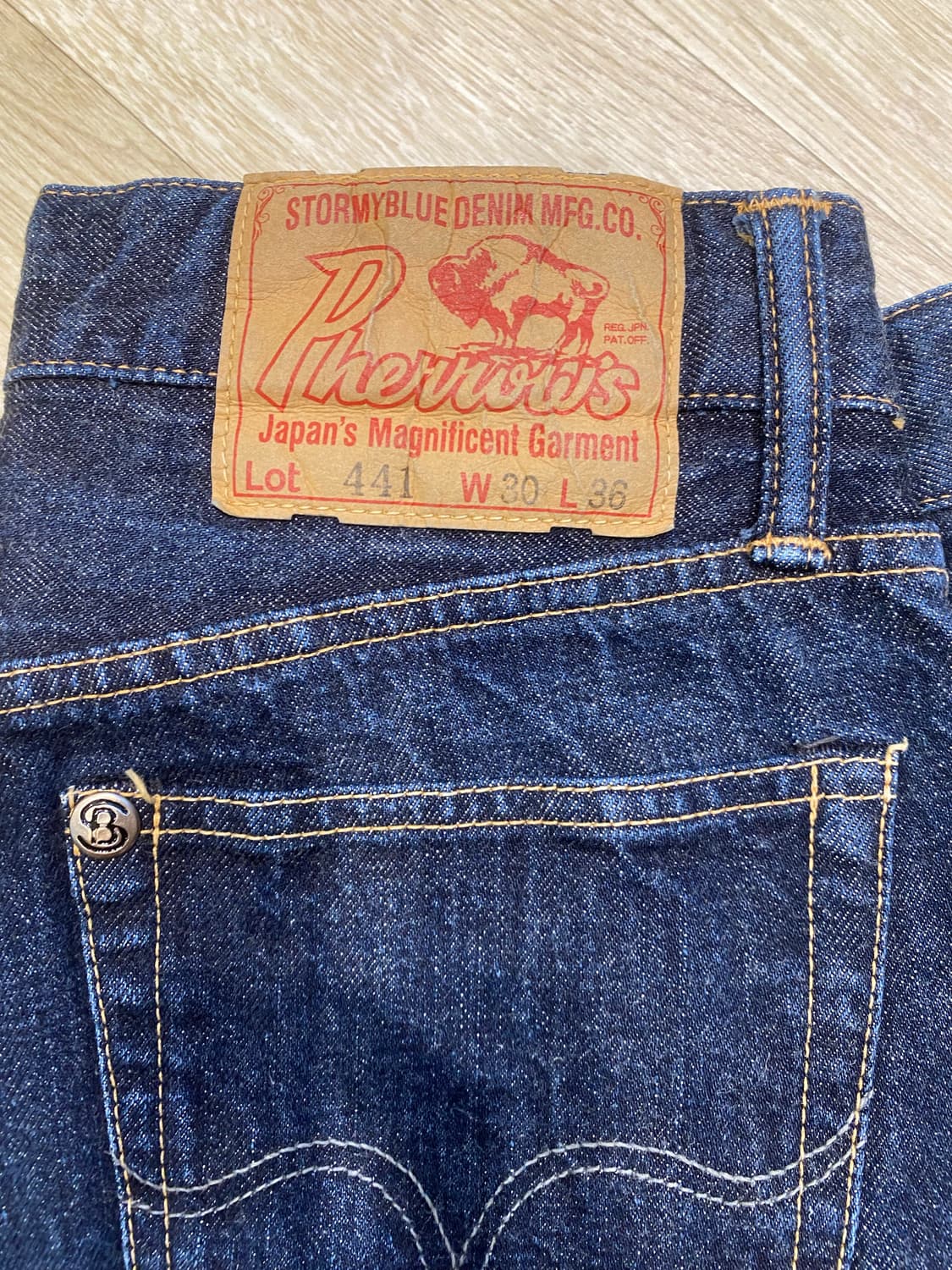 [30] Pherrows 441 데님 팬츠 상품이미지5