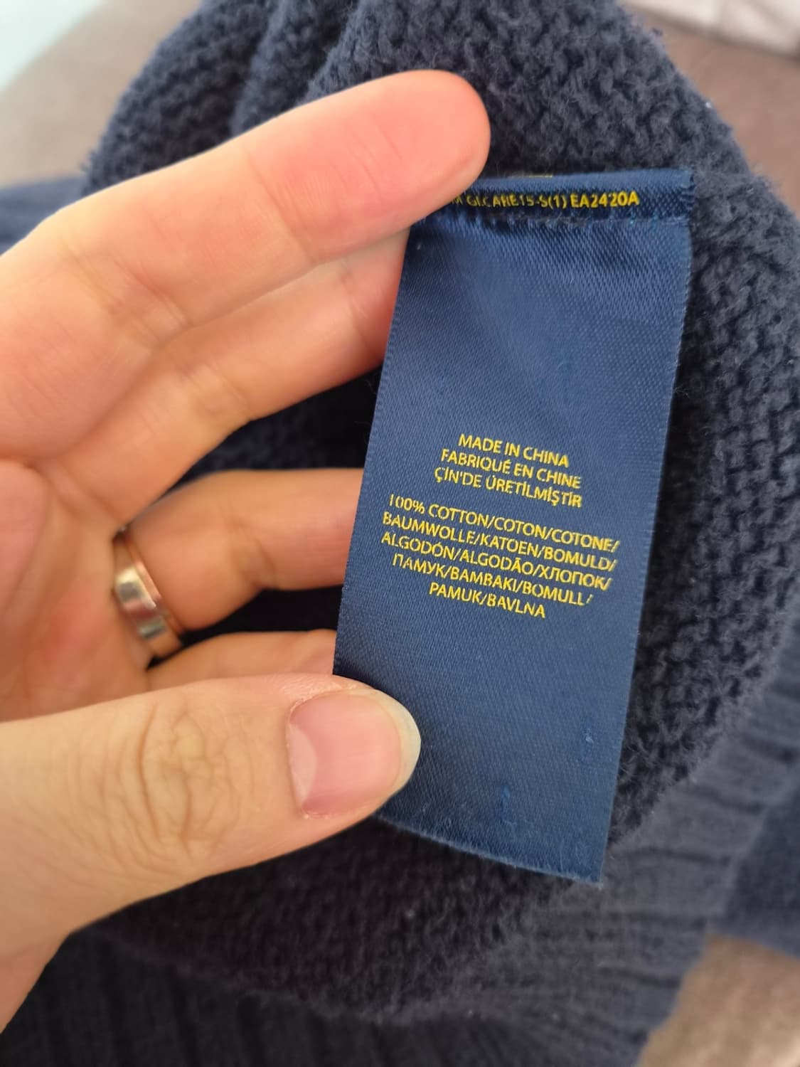 폴로랄프로렌 키즈 니트집업가디건 M(10-12) 상품이미지9