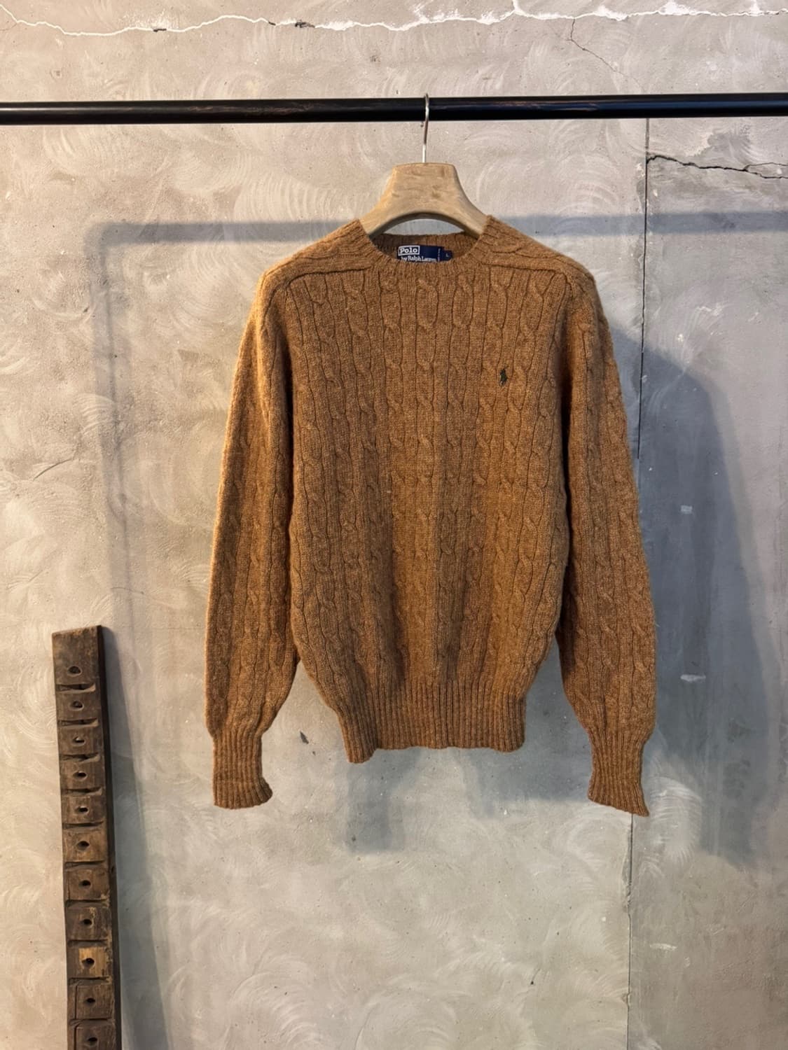 폴로 랄프로렌 램스울 케이블 니트 100 상품이미지1