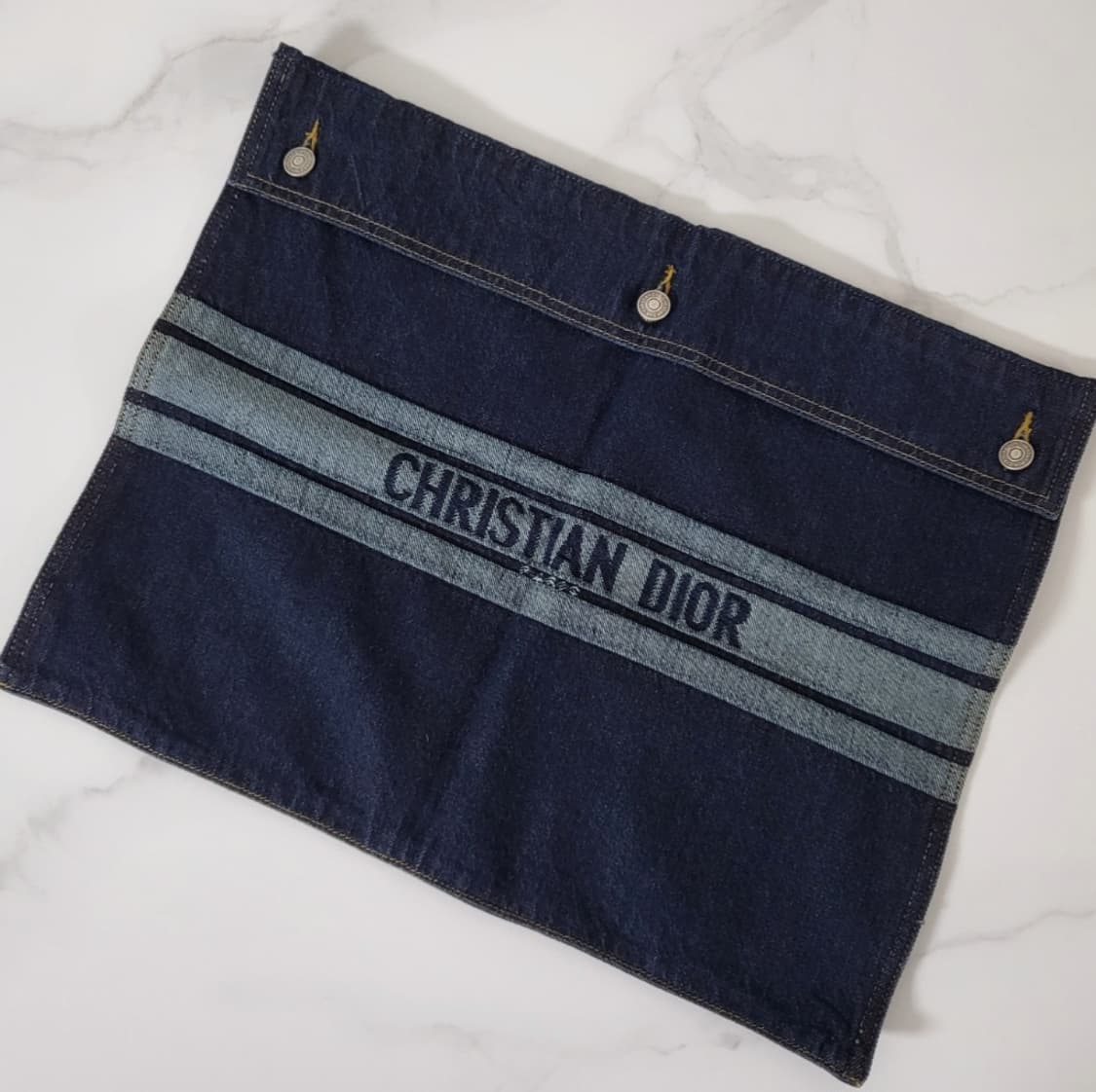 디올 데님 빅파우치 보조가방 의류정리파우치 상품이미지2