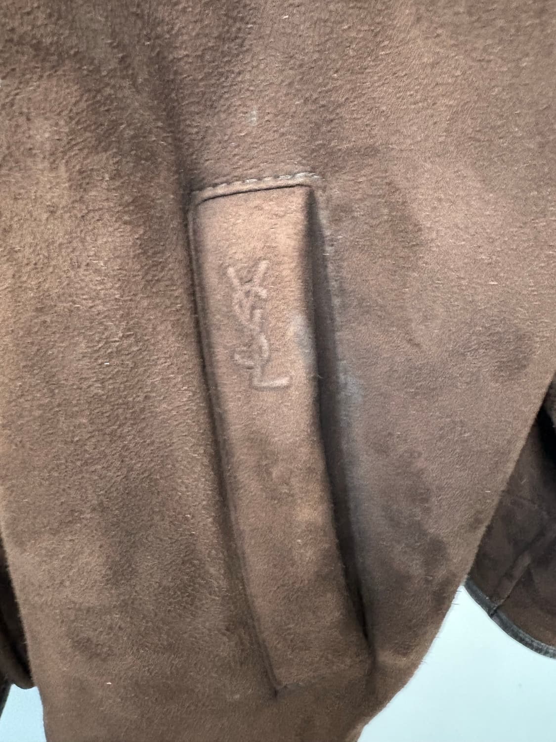 입생로랑 양가죽 스웨이드 무스탕 자켓 A2746 상품이미지4