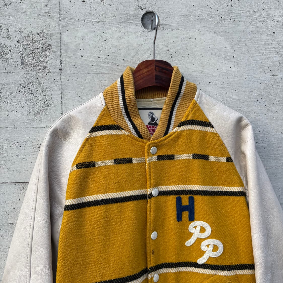 히스테릭글래머 노랑 HPP 바시티 자켓 상품이미지2