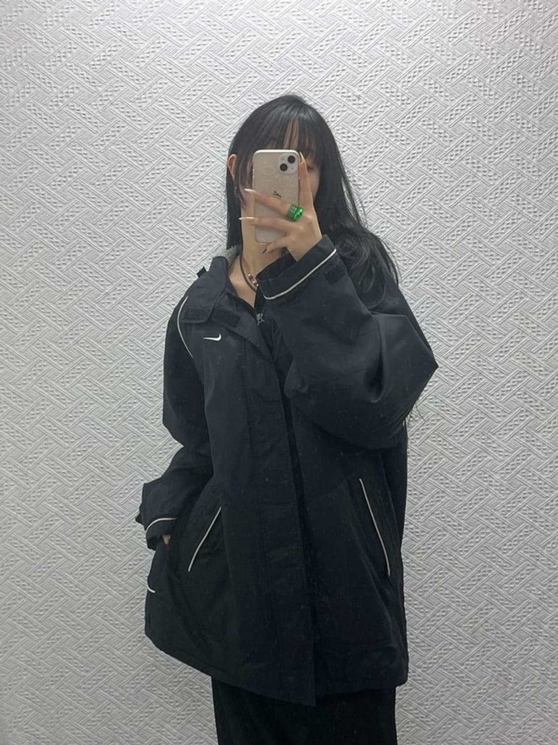 나이키 재팬 올드스쿨 오버핏 양털 돕바 점퍼 자켓 XL C08442 상품이미지1