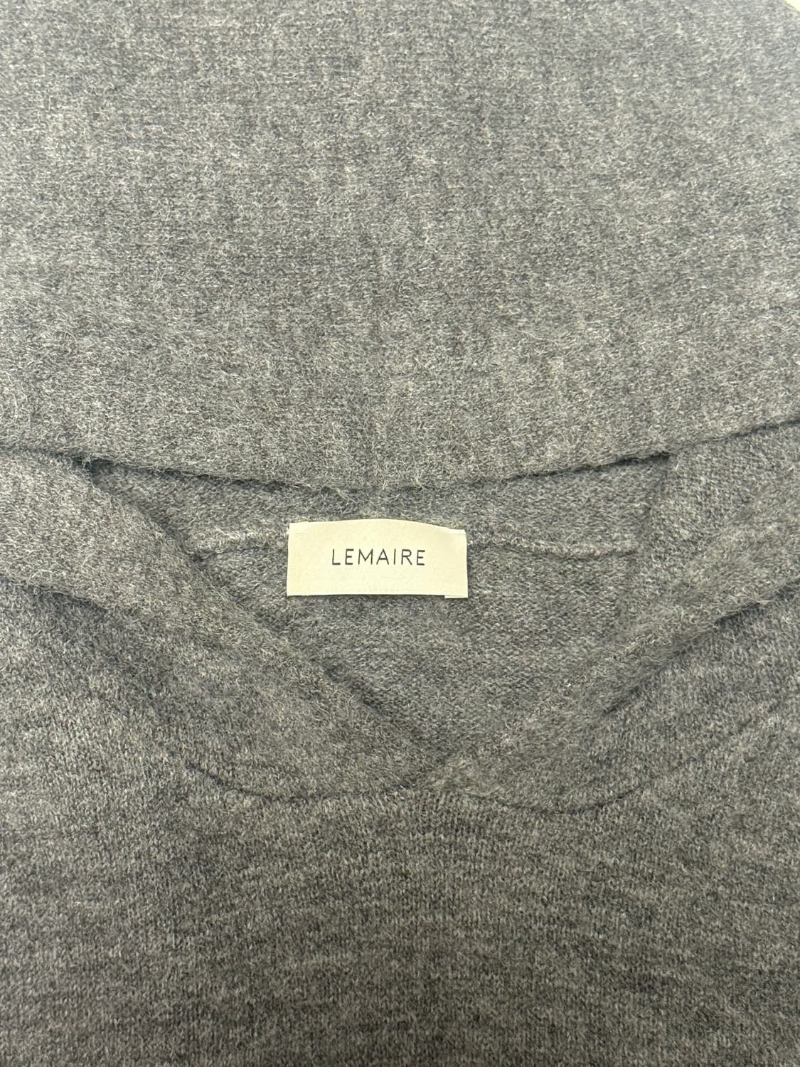 Lemaire Boiled Wool Hooded Sweatshirt 상품이미지3