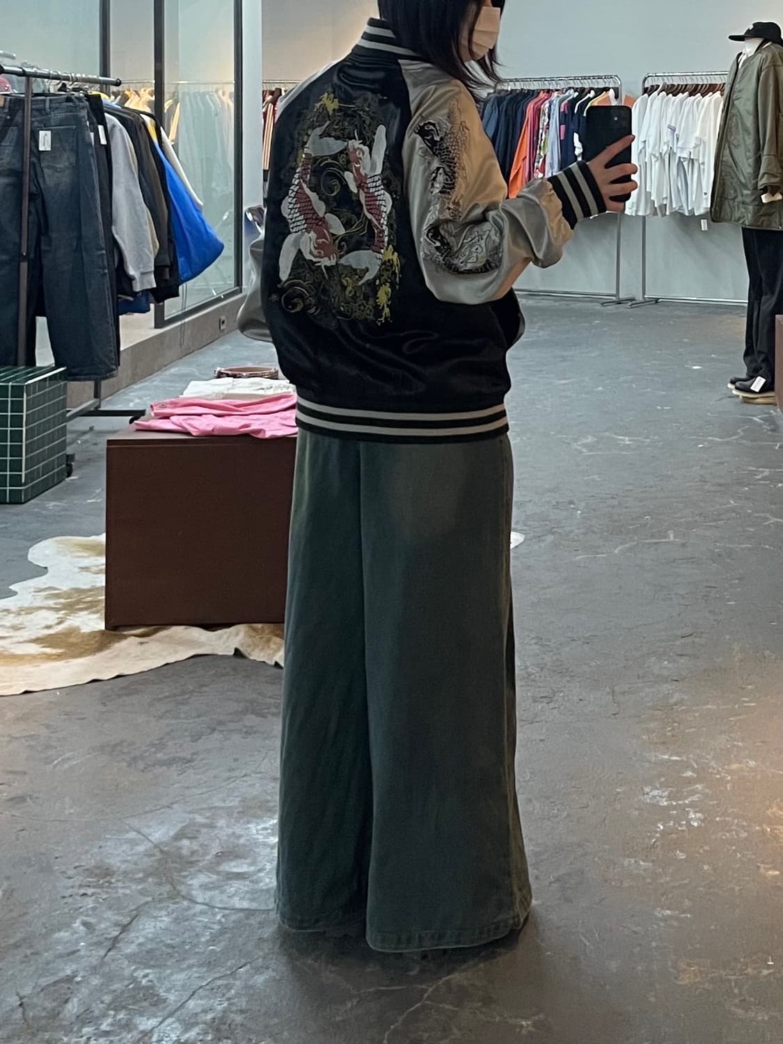 JPN빈티지 잉어자수 스카잔 자켓 H1919 상품이미지2