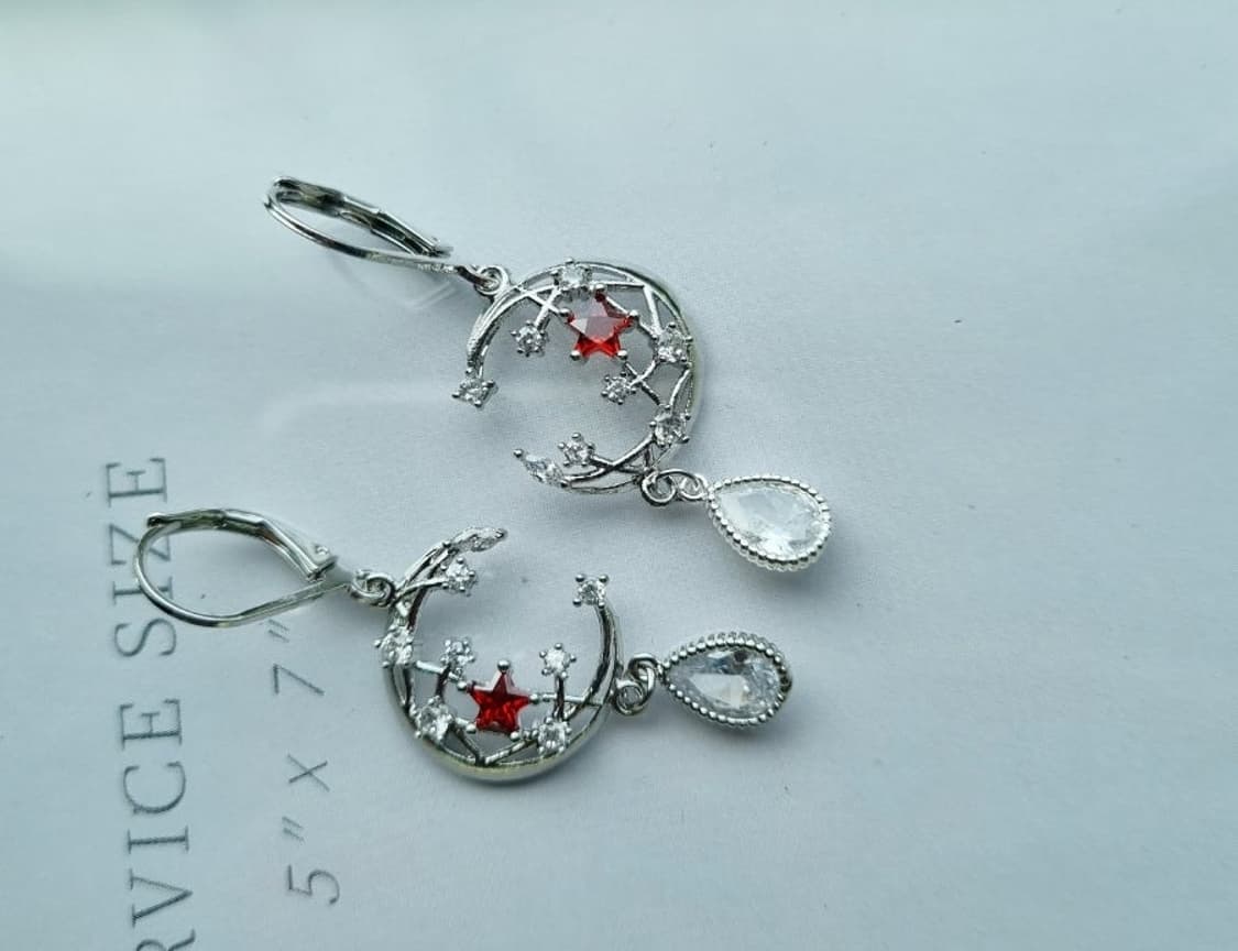 새상품. 핸드메이드 )초승달귀걸이 상품이미지3