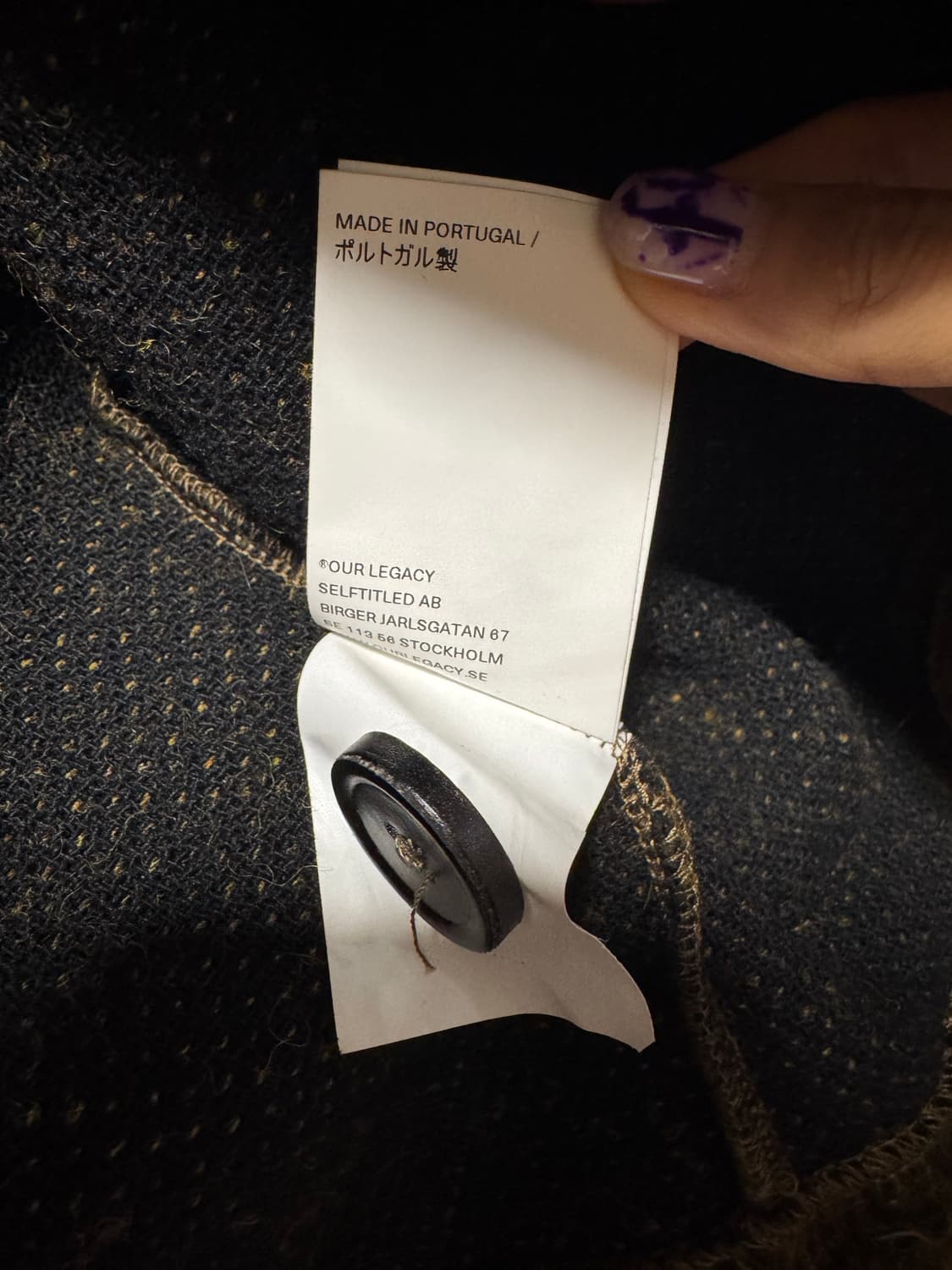 아워레가시 모헤어 가디건 올리브 46 상품이미지4