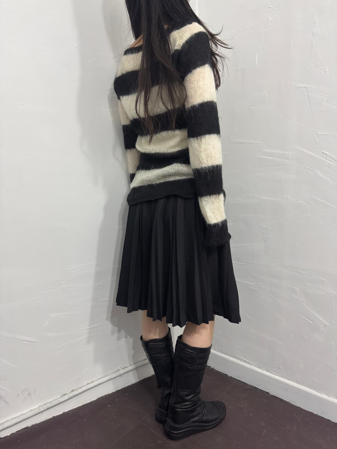 lowrys farm stripe knit top 상품이미지4