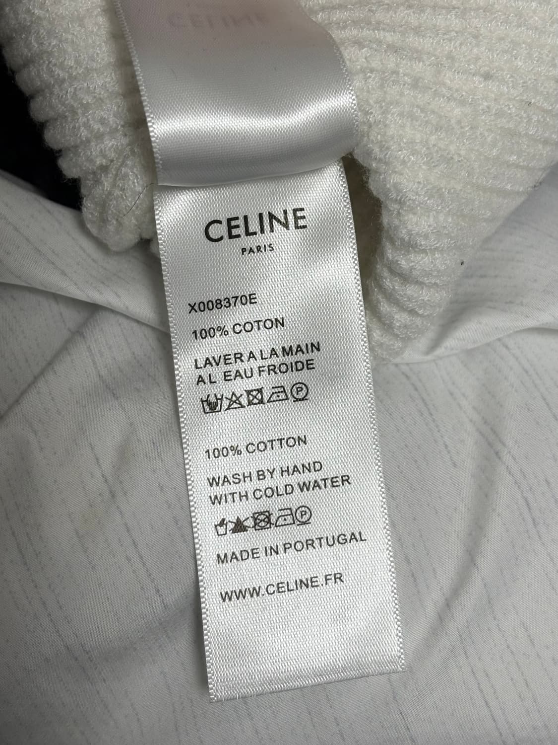 셀린느 트리오페 로고 자수 니트 집업 상품이미지5