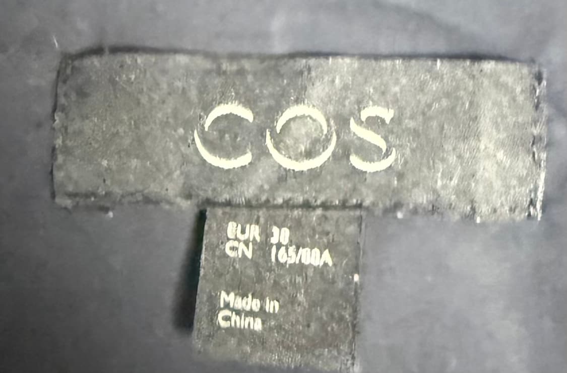 코스 미니멀 셔츠 롱원피스 | COS / 네이비 / 38size 상품이미지3
