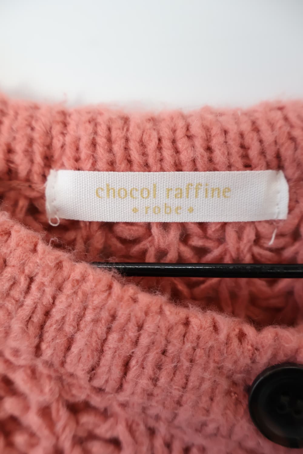 Chocol Raffine Robe Pink Knit Cardigan 상품이미지5