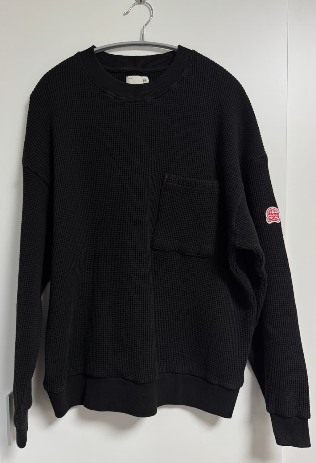 홀리선 와플 코튼 풀오버 니트 s size 상품이미지5