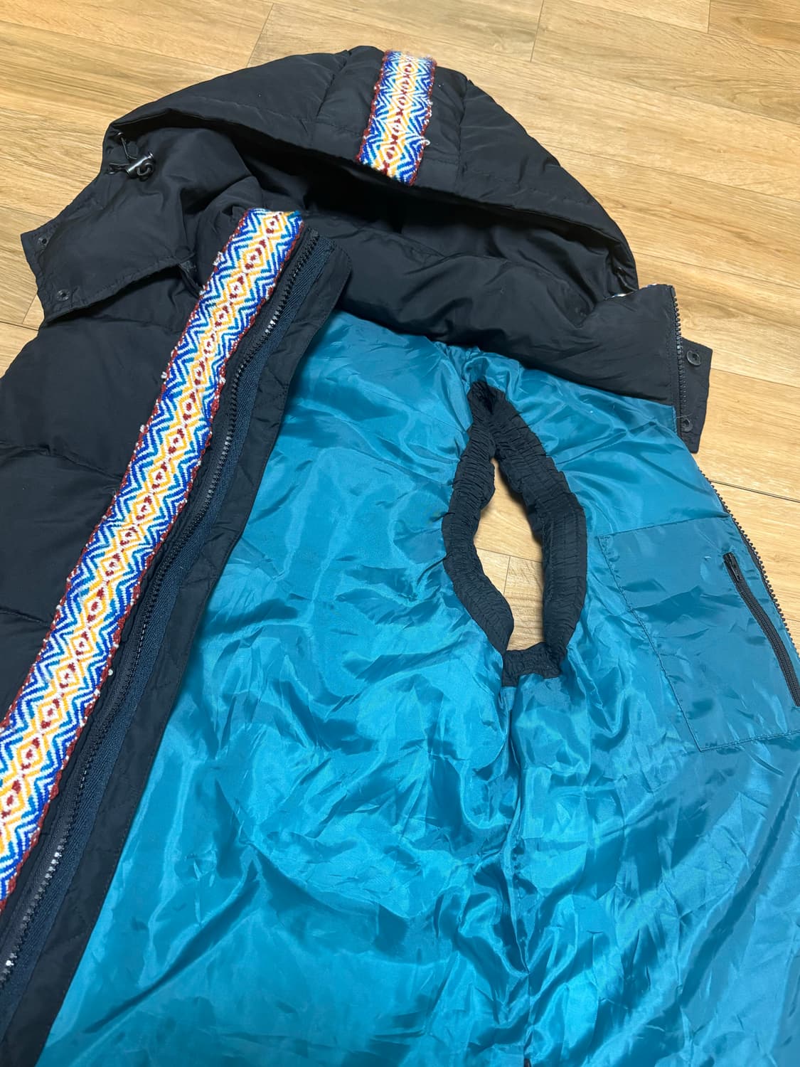 빈티지 모리스타일 투웨이 조끼패딩 상품이미지2