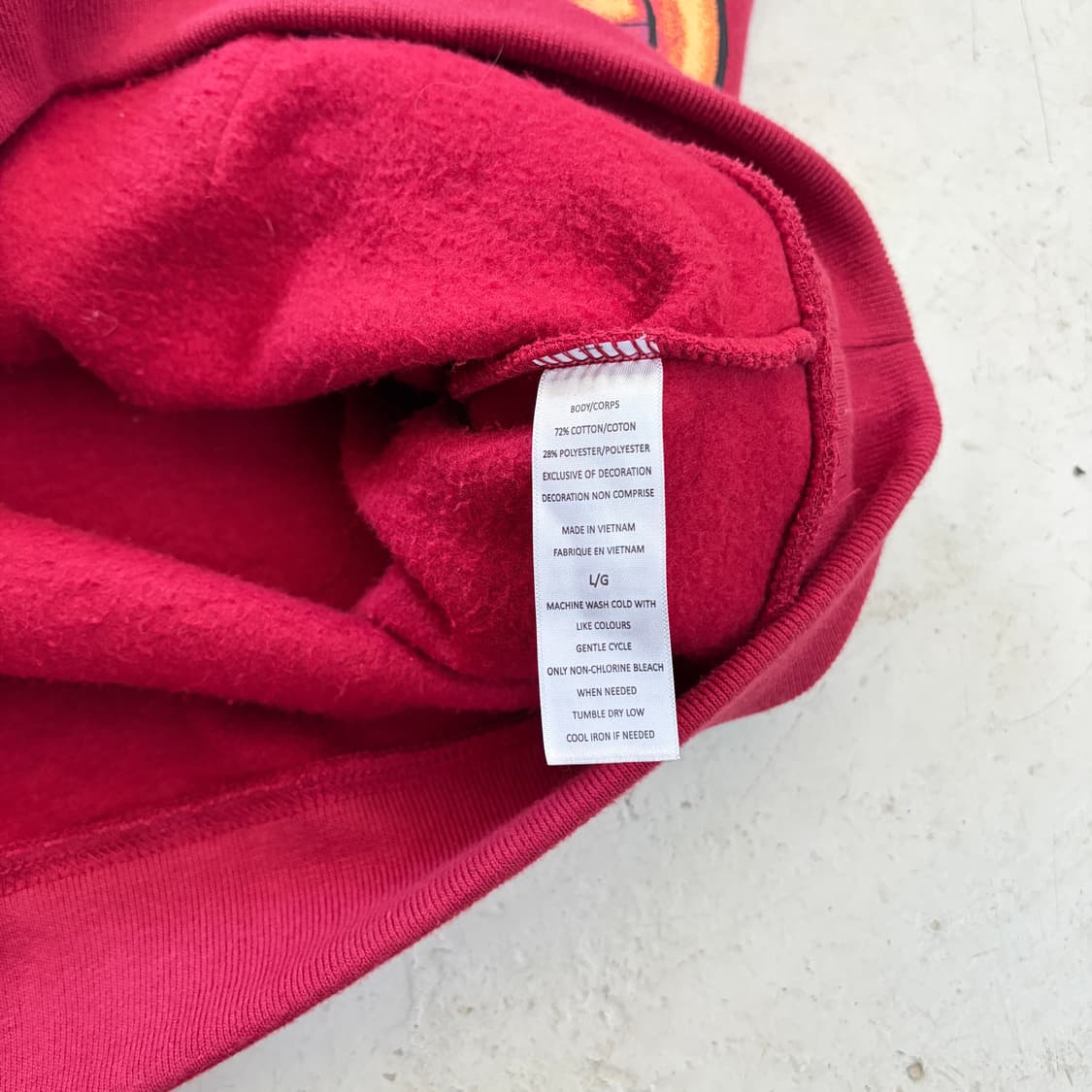 본더치 시그니처 빅로고 빈티지 후드티 L 상품이미지6