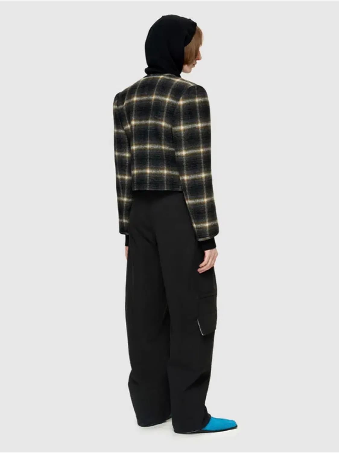 로우클래식 ROUND NECK JACKET CHECK 상품이미지4