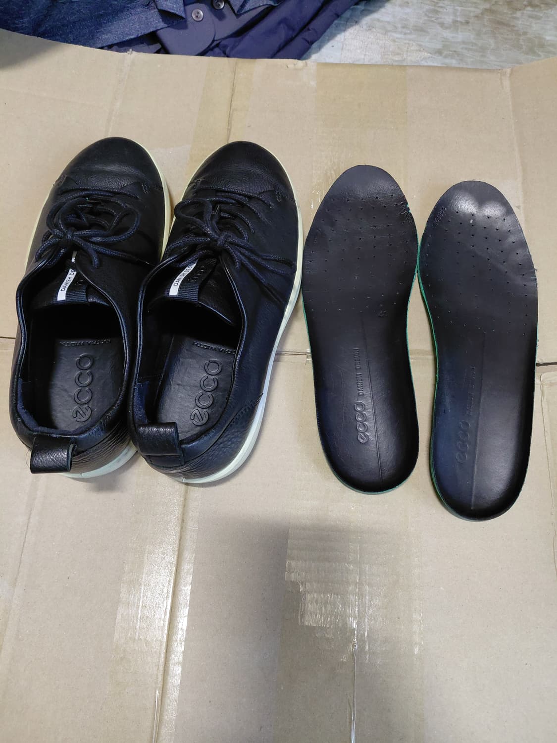 [에코]소프트8 블랙 스니커즈 유럽40(255~260)사이즈 상품이미지9