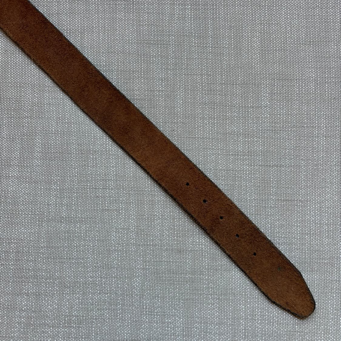 [27] 80s USA 위스키 브라운 레더 솔리드 브라스 벨트 상품이미지10