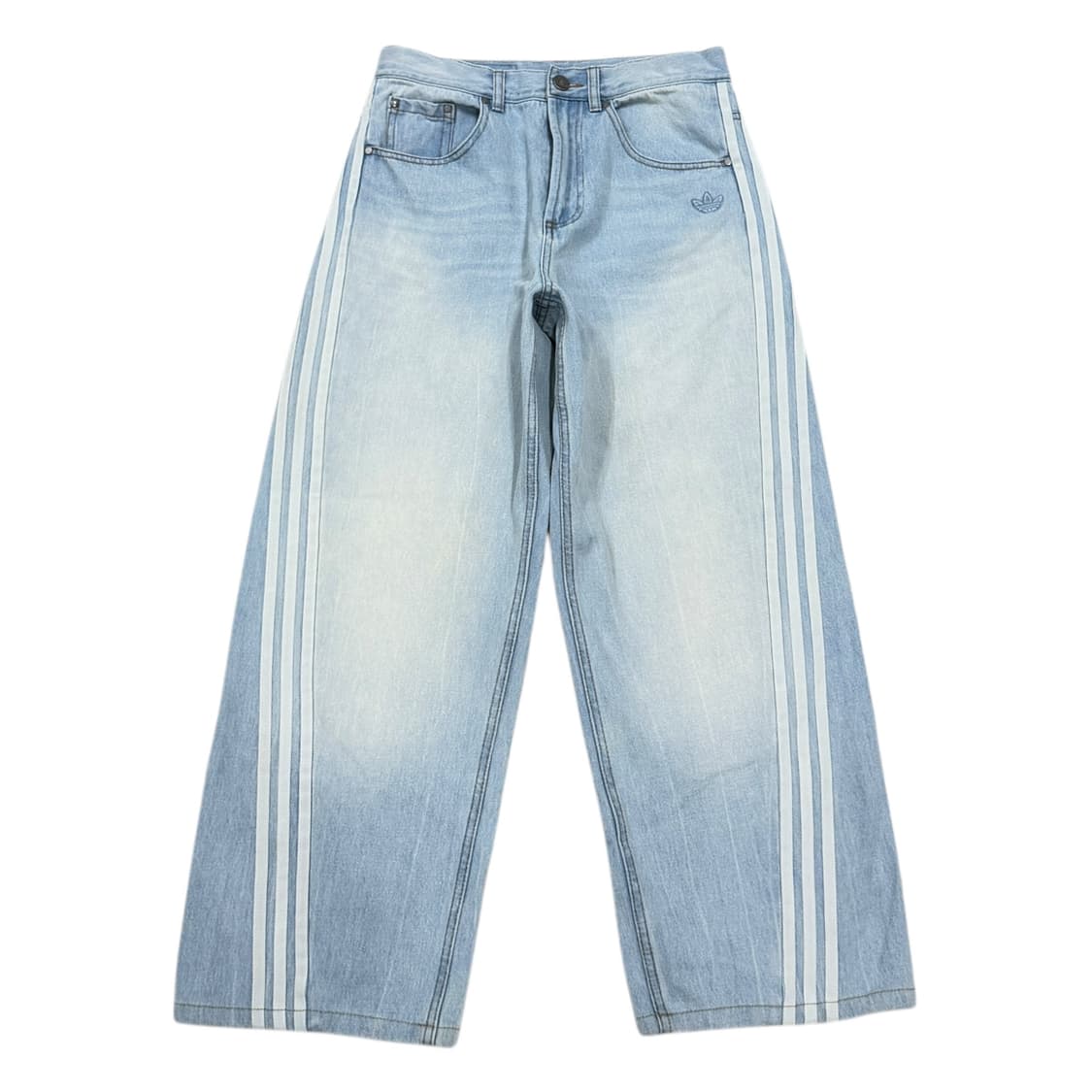 아디다스 여성 아딜레늄 삼선 데님 팬츠 바지 28 상품이미지1