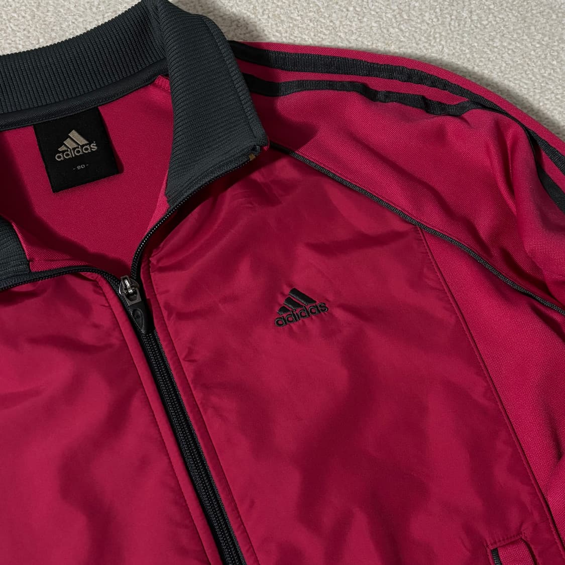 아디다스 딥핑크 그레이포인트 y2k 희귀 져지 상품이미지2