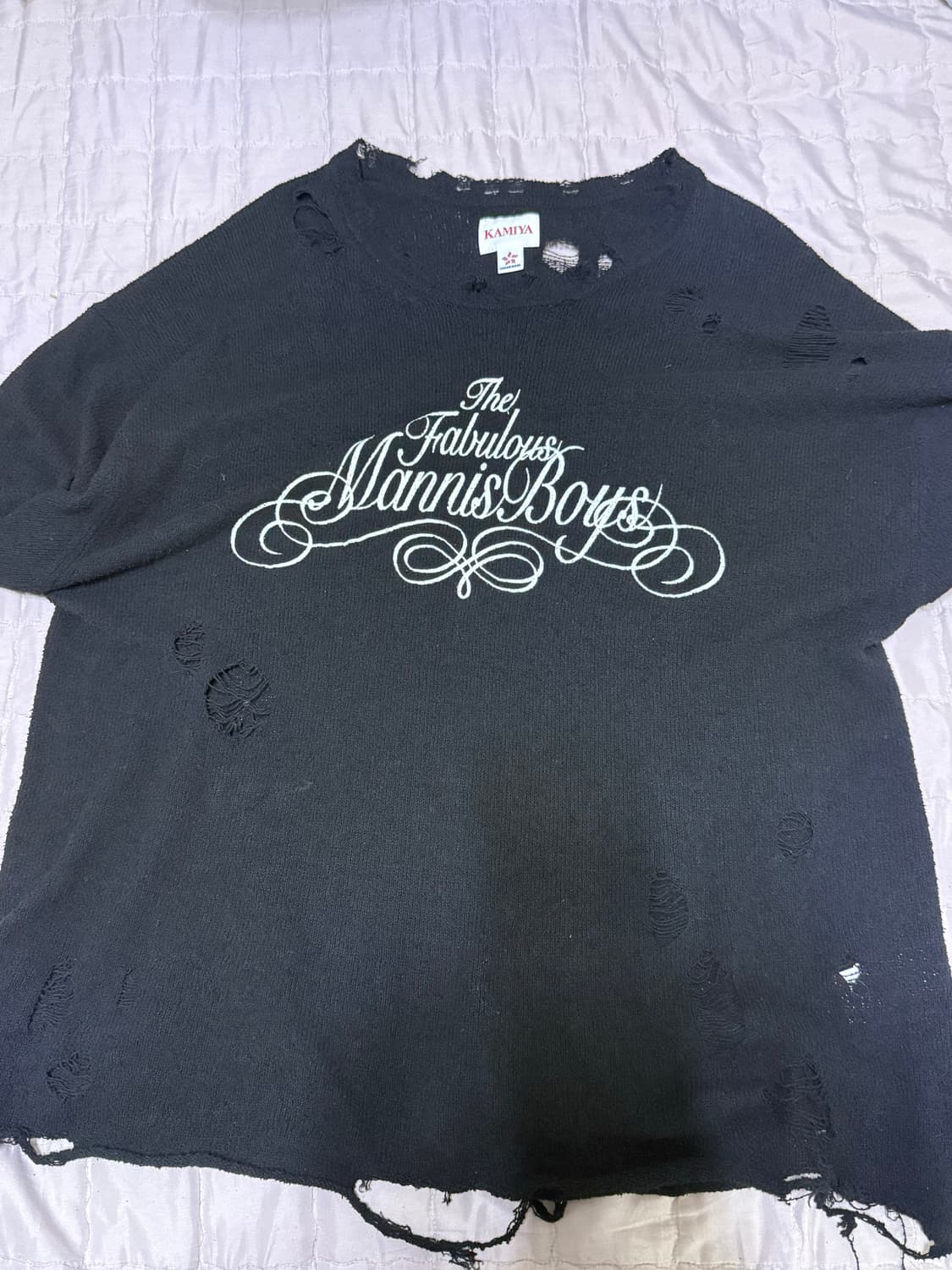 카미야 니트 반팔 상품이미지1