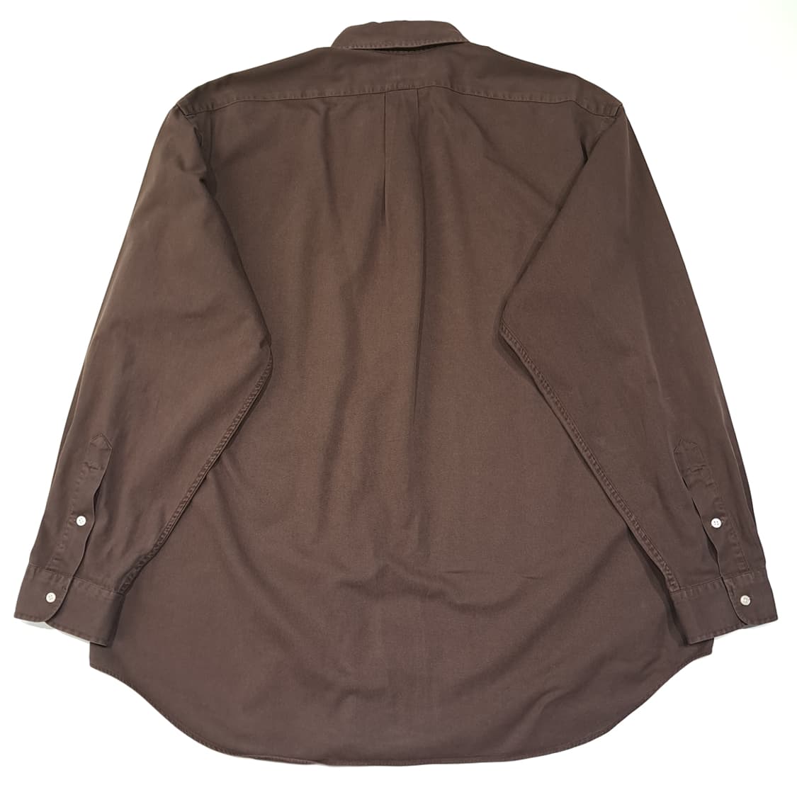 CL673 XL 폴로 90s 미국판 버튼다운 초코 브라운 셔츠 남방 상품이미지6