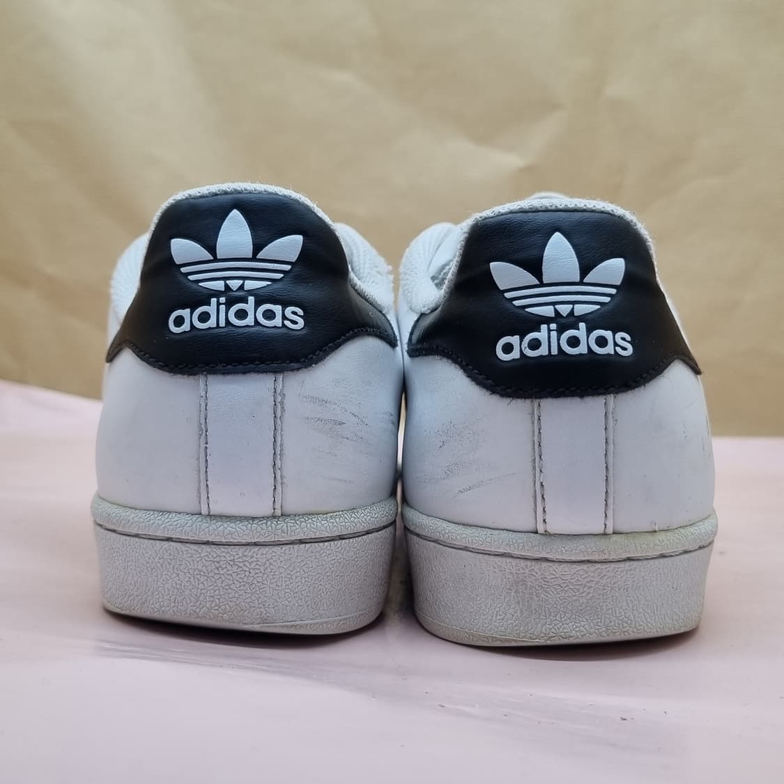 아디다스 슈퍼스타 흰검 운동화 275 상품이미지4