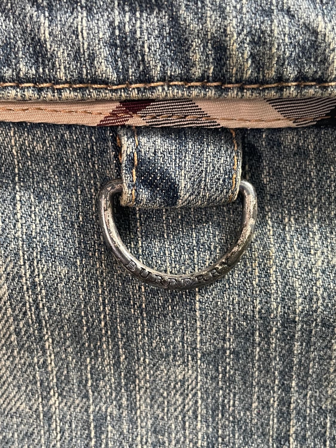 버버리 우먼스 노바체크 데님 청자켓 (on.431) 상품이미지7