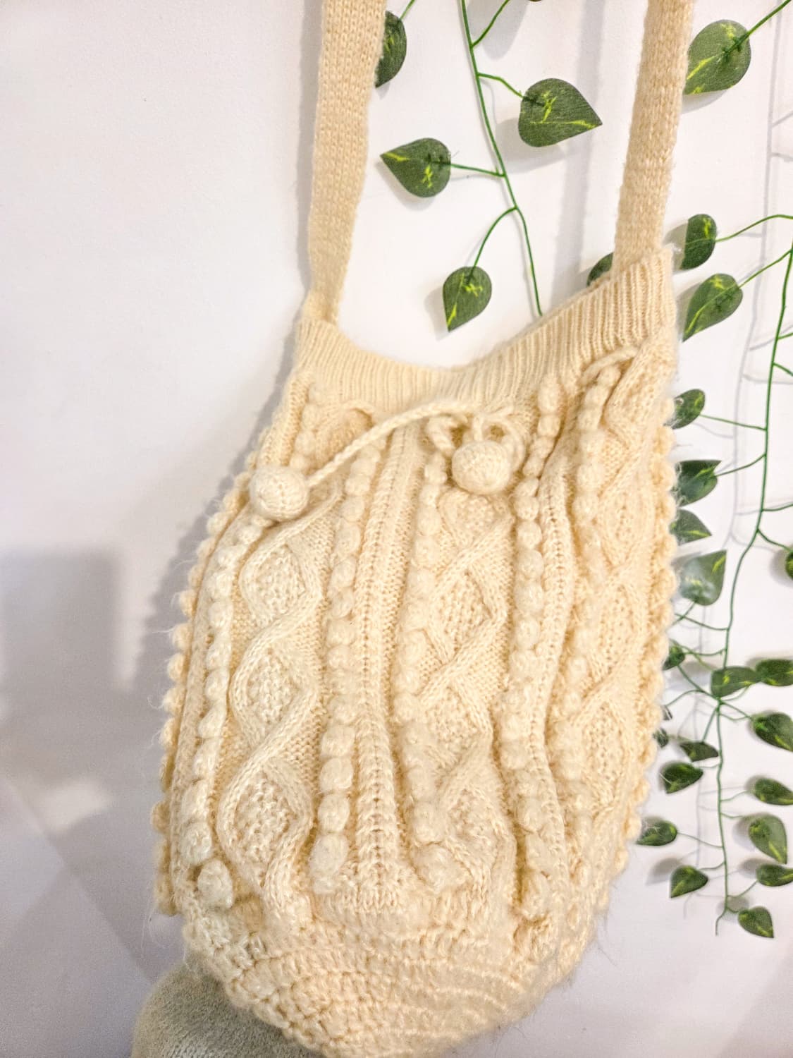 폼폼 니트 가방 상품이미지2