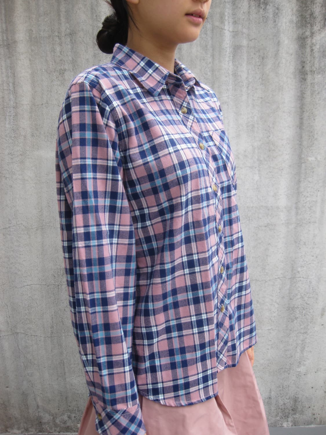 E hyphen world gallery 체크 셔츠  상품이미지3