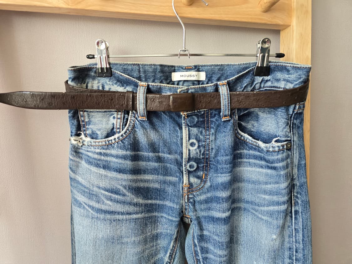RARE 80s Japan Archive - Ostrich belt 상품이미지1