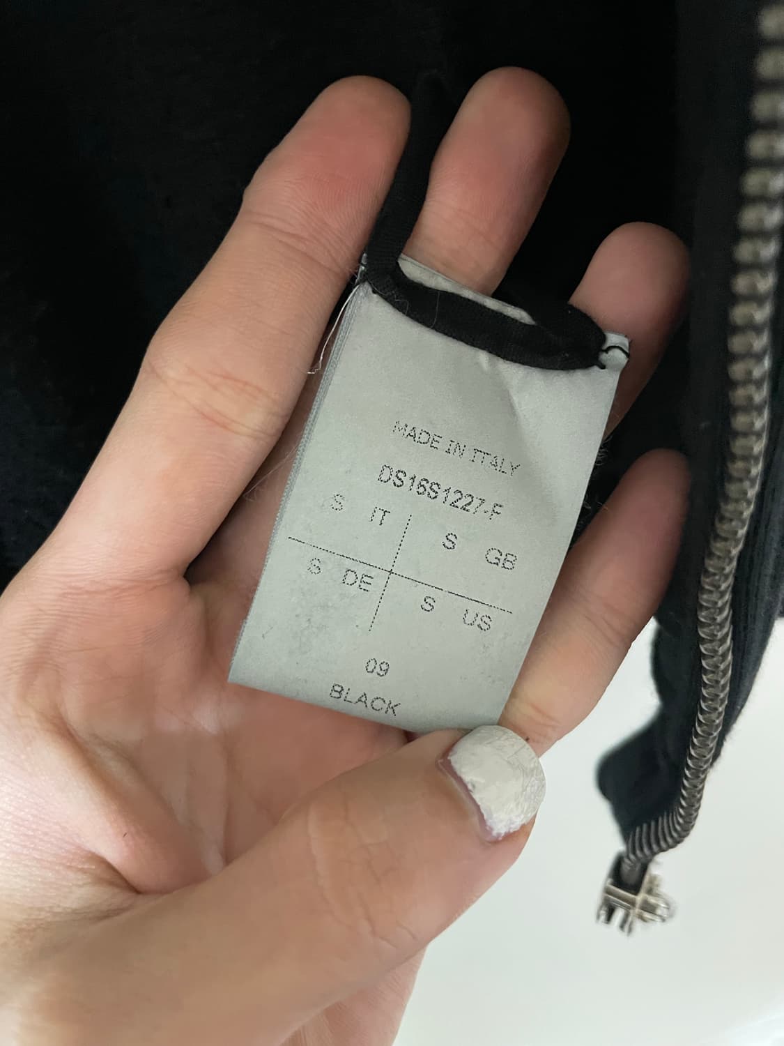 릭오웬스 다크쉐도우 민소매 후드집업  상품이미지4