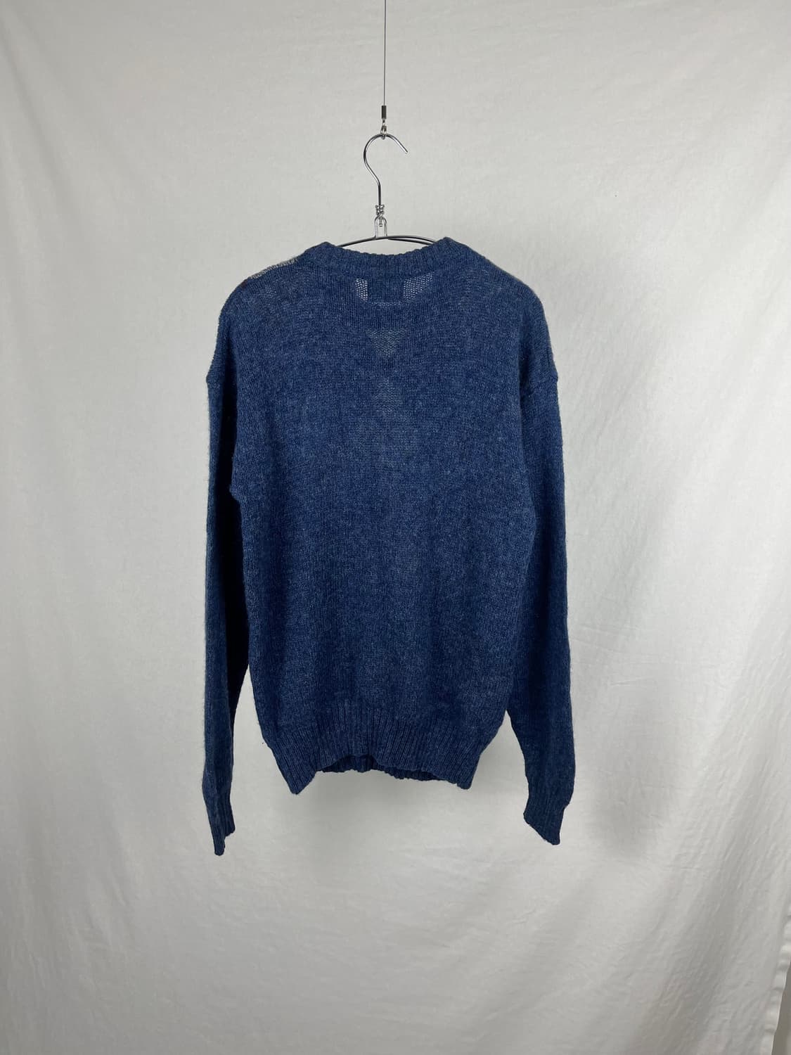 Vintage 울 아가일패턴 니트 상품이미지3