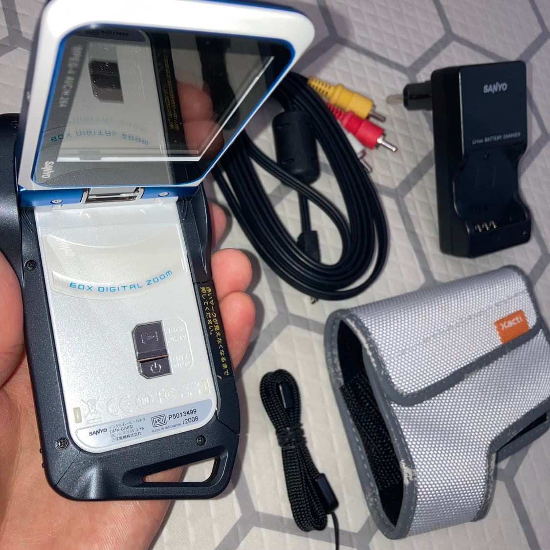 산요 작티 DMX-CA8 블루 산요작티 CA8 빈티지 캠코더 상품이미지2