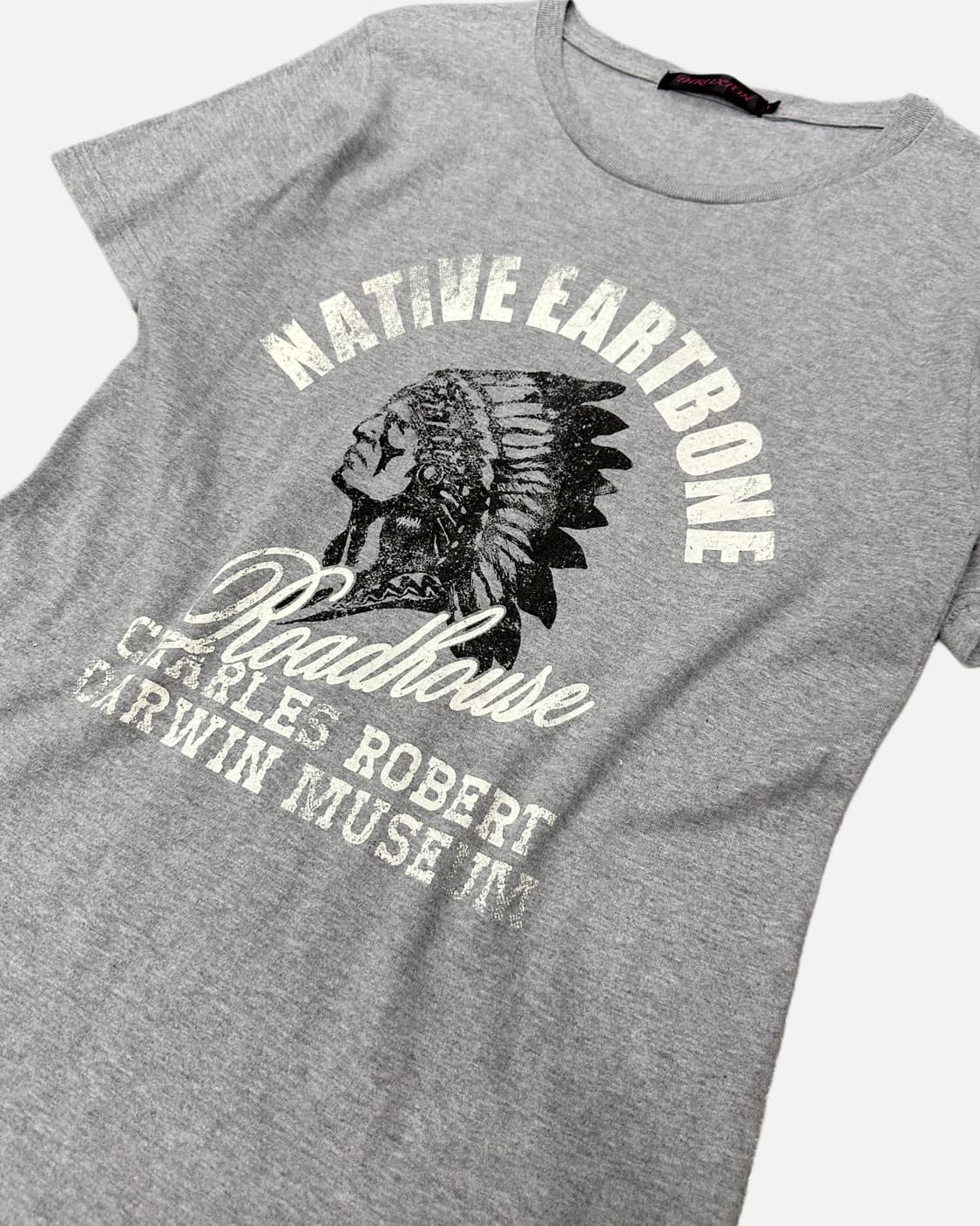 THRUXTON vintage indian printig t-shirt 상품이미지2