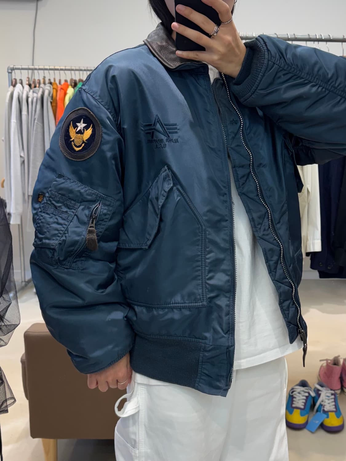 알파인더스트리 CWU-45/P ma-1 항공자켓 상품이미지5