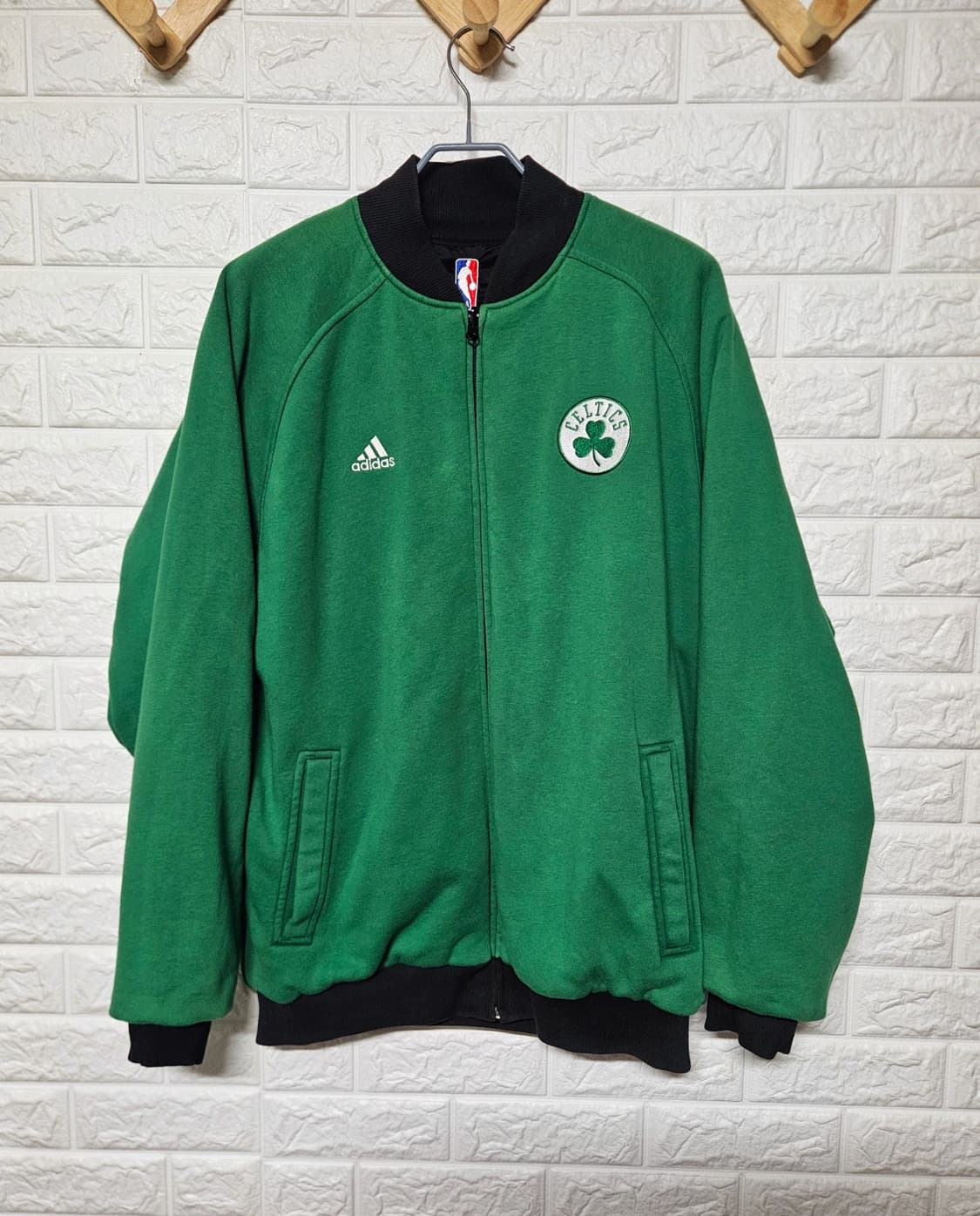 [100] 아디다스 빈티지 NBA 보스톤셀틱스 리버서블 자켓 상품이미지5