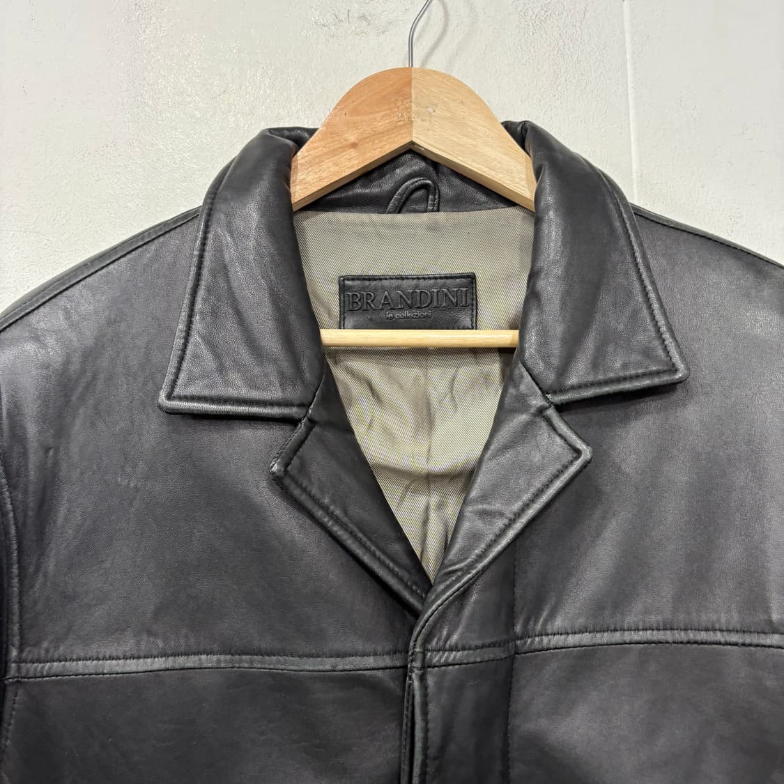 Brandini 브랜디니 레더 블레이저 자켓 상품이미지2