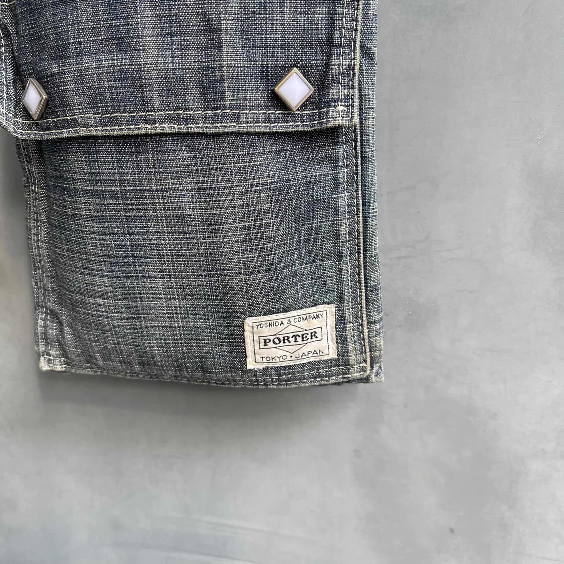 포터 데님 크로스백 미니 가방 상품이미지4