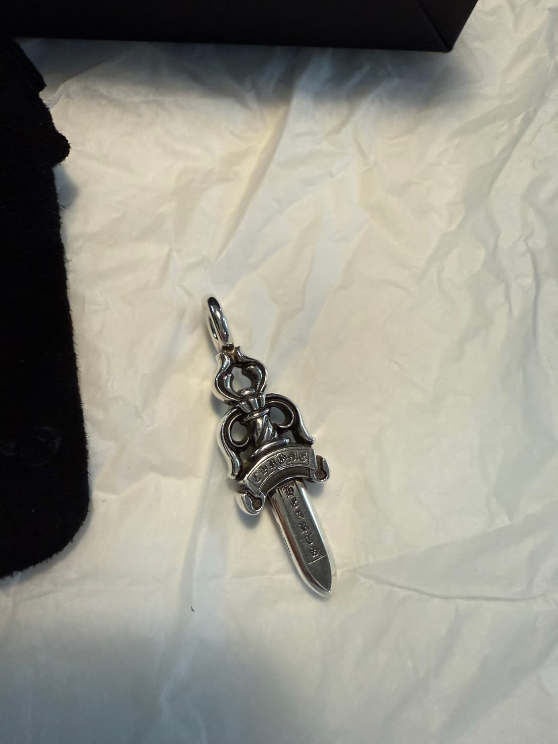 새상품 크롬하츠 더블 대거 펜던트 25년 구입 상품이미지2