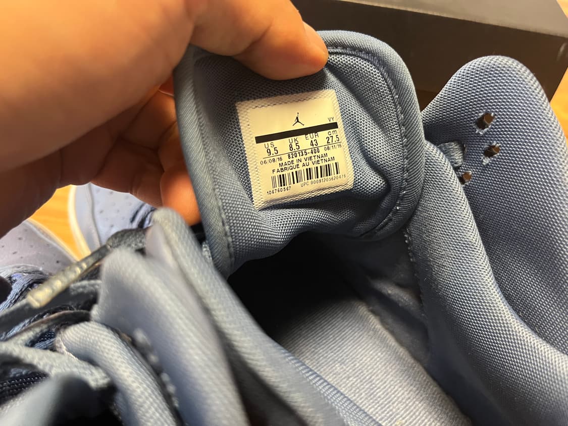 조던 1 플라이트 4 블루 275mm 상품이미지3