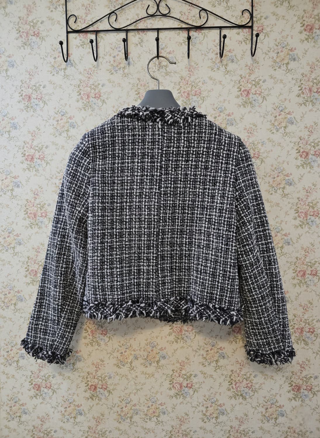 트위드 자켓 블랙 앤 화이트 55 상품이미지2