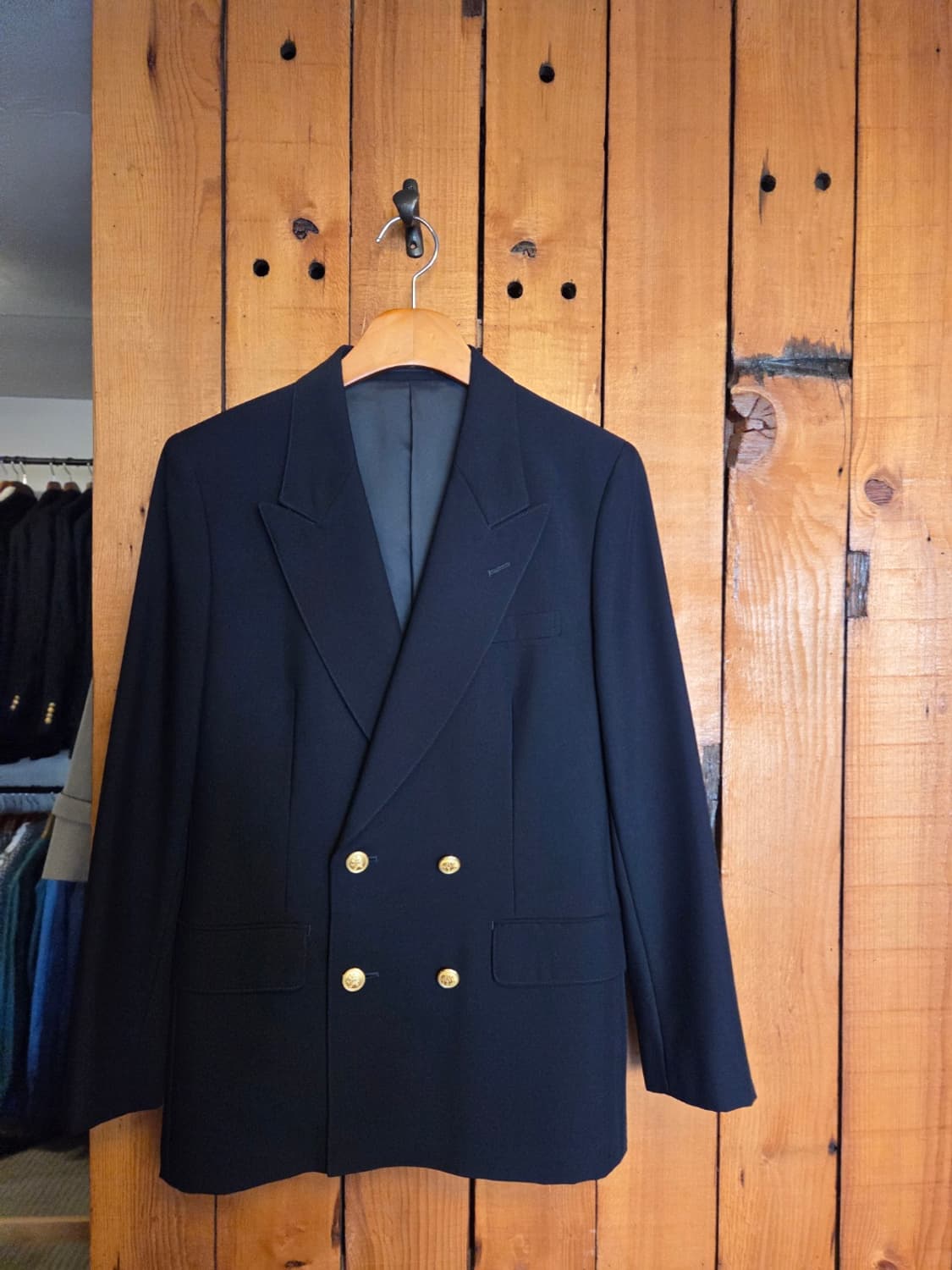 제이프레스 더블브레스티드 금장블레이저 상품이미지1