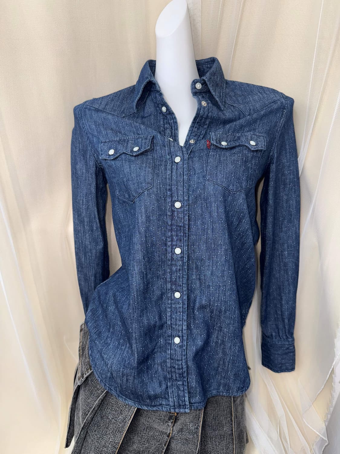  LEVI'S 리바이스 웨스턴 데님 셔츠 상품이미지1