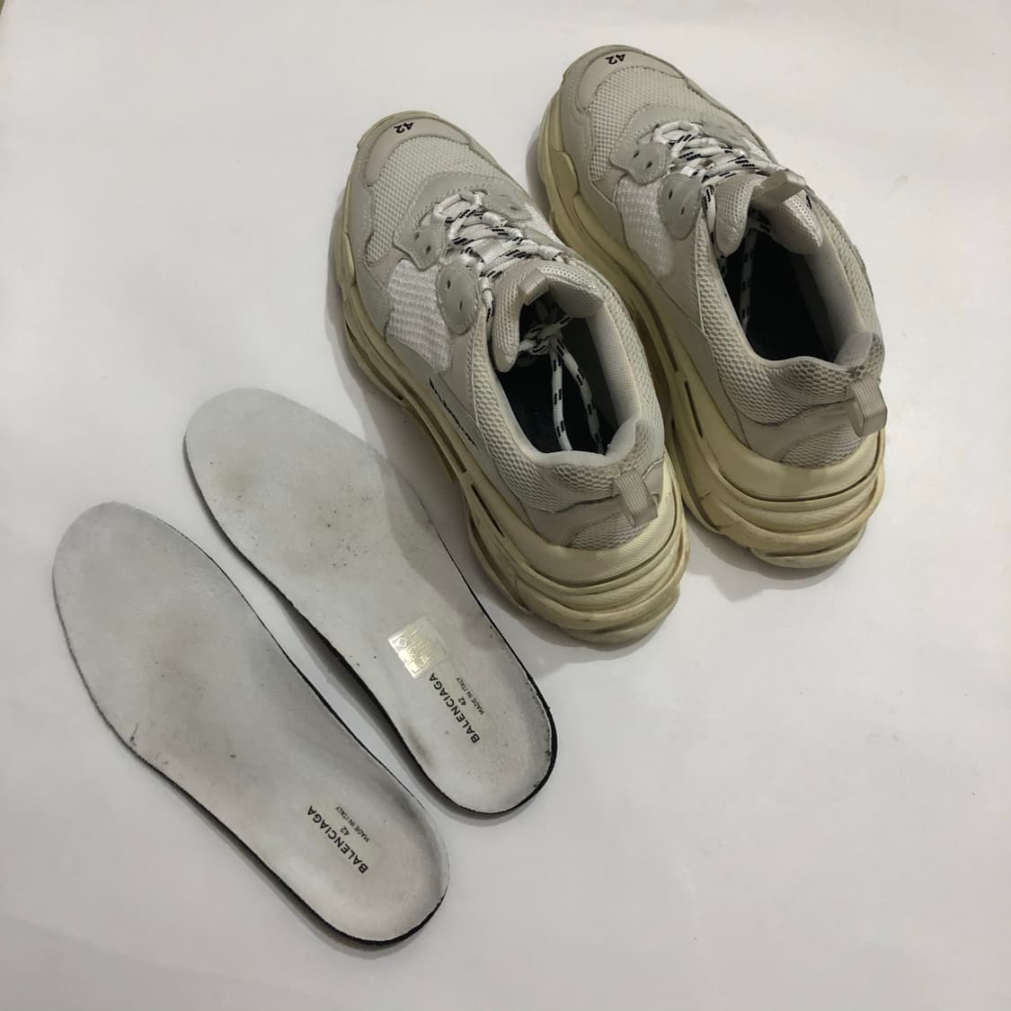 발렌시아가 트리플S 화이트 상품이미지5